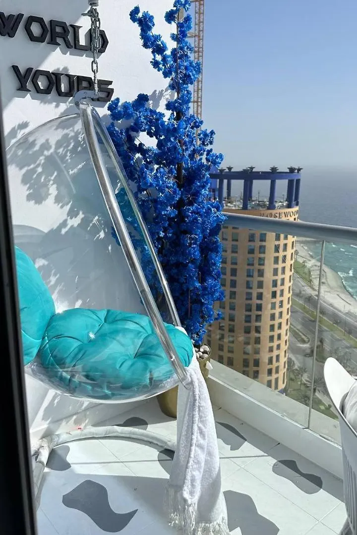 Apartament Damac Al-Jawharh جناح سانتوريني برج داماك Dżedda